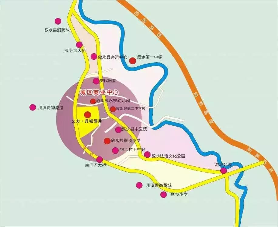丹城镇地图图片